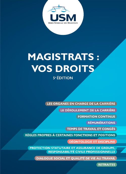 Guide : « magistrats, vos droits »
