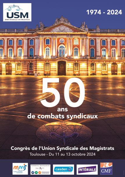Congrès de l&rsquo;USM à Toulouse du 11 au 13 octobre 2024