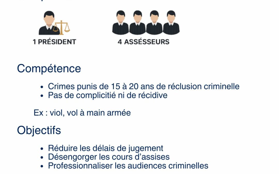 Cours criminelles départementales, chronique d&rsquo;un échec annoncé