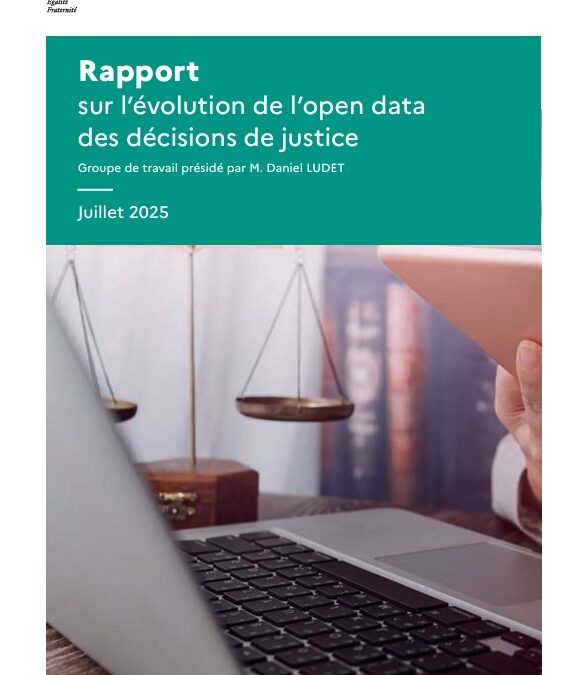 Rapport sur l&rsquo;open data des décisions de justice